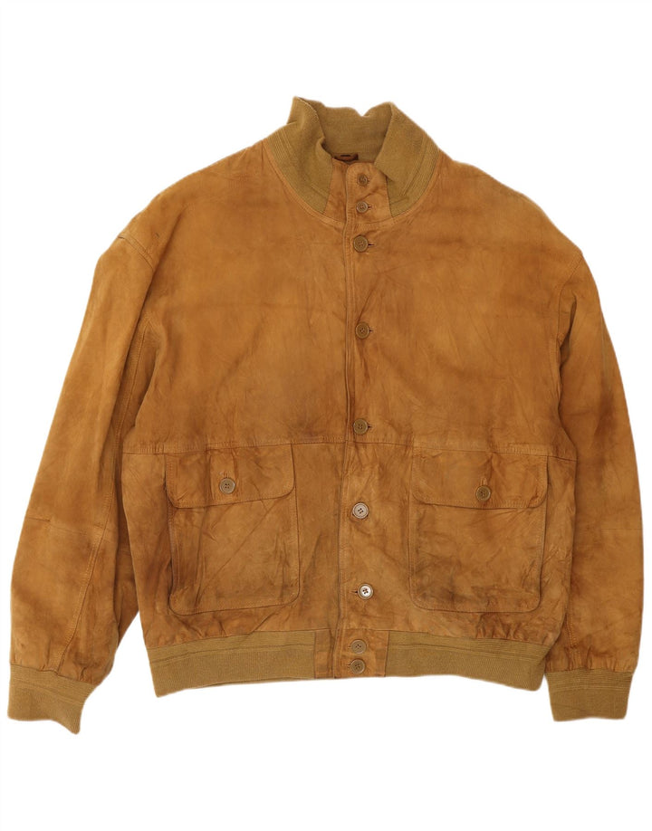 Conbipel Chaqueta Ante Hombre Talla 58 2XL Cuero Beige