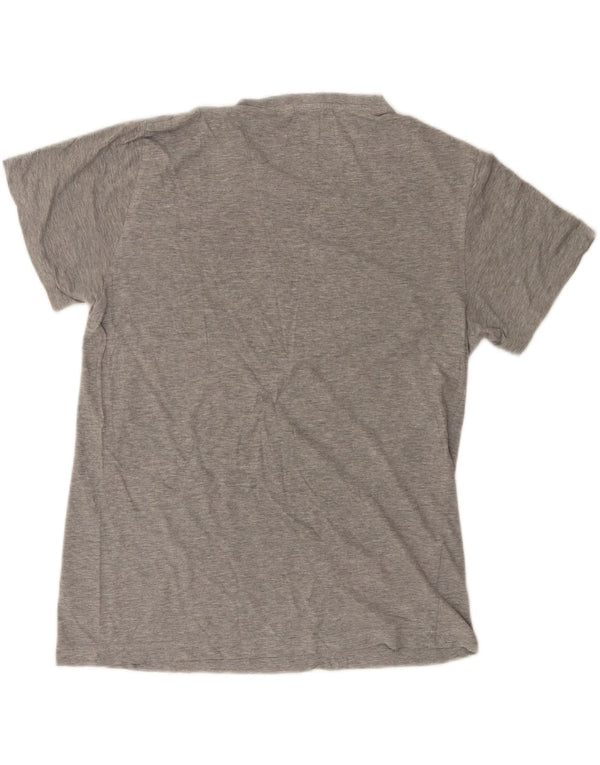 Penguin - Camiseta gráfica para hombre, talla grande, algodón gris