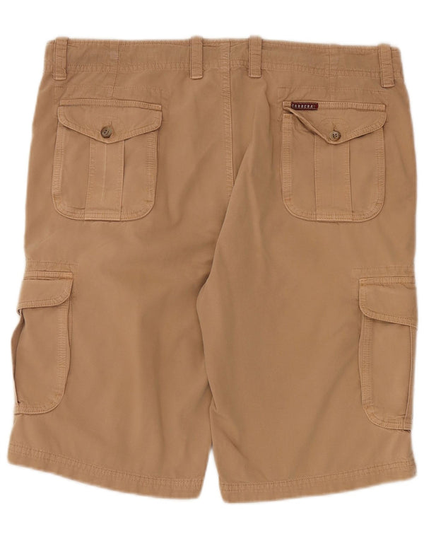 Carrera Pantalones cortos cargo para hombre W38 XL Algodón beige