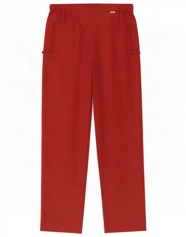 Pantalones de chándal Champion para hombre, poliéster rojo grande