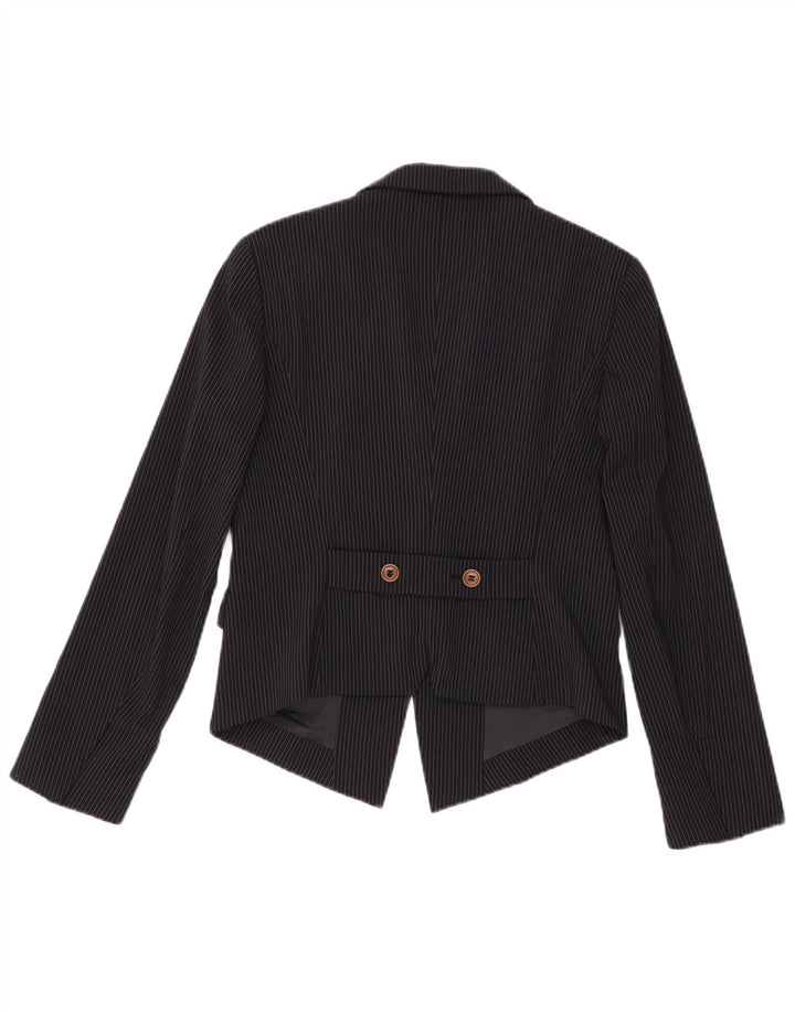 Max & Co. Chaqueta tipo blazer de 2 botones para mujer, talla 44, talla grande, color negro