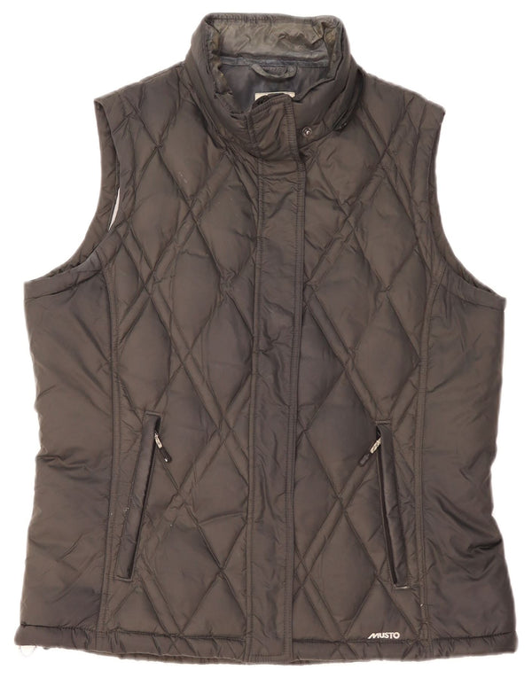 Musto Chaleco acolchado para mujer UK 44 Grande Poliéster negro