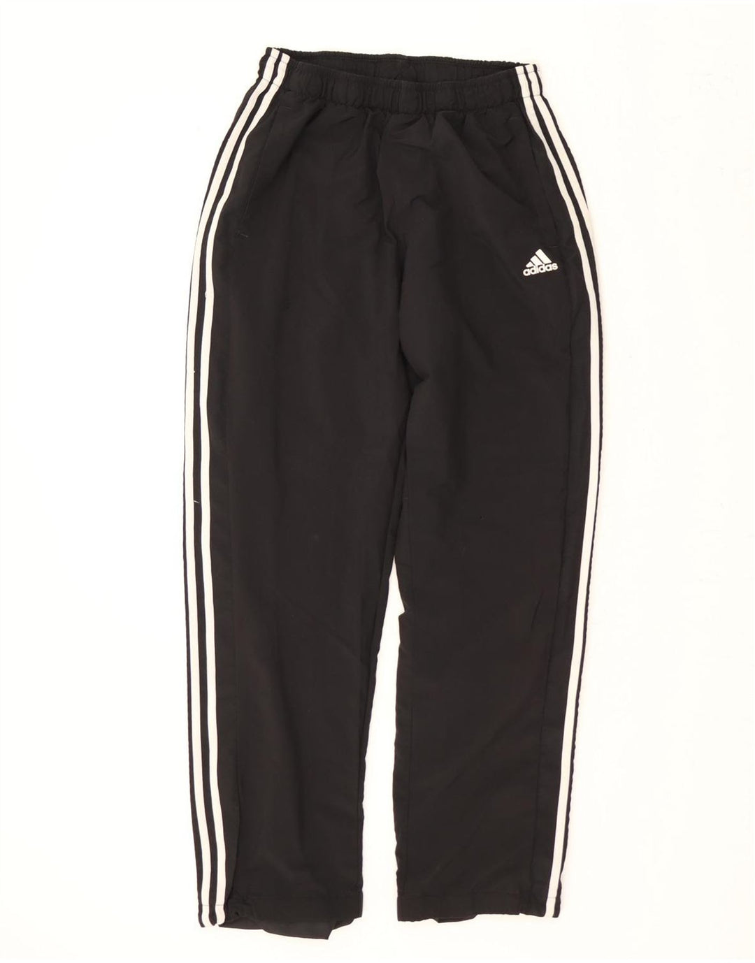 ADIDAS Womens Climalite Tracksuit Trousers UK 14 Large  Black Polyester Vintage Adidas and Second-Hand Adidas from Messina Hembry 
