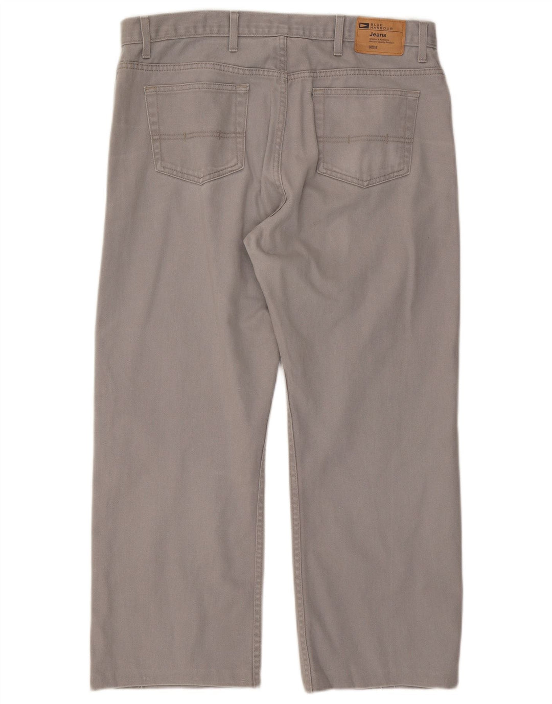 Marks & Spencer Vaqueros rectos Blue Harbor para hombre W38 L33 Algodón gris