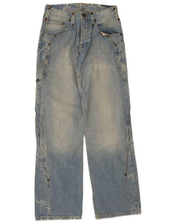 Vaqueros Mogul Cargo Sueltos para Hombre W28 L33 Algodón Azul
