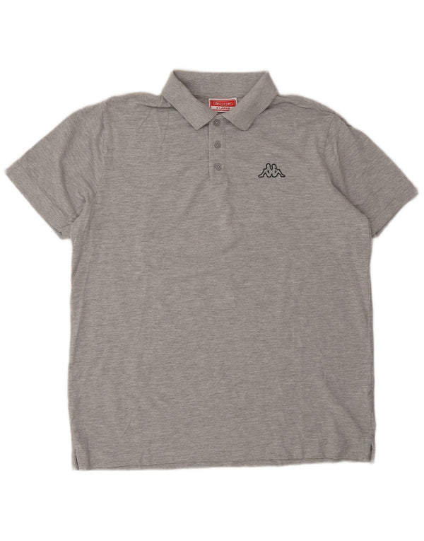 Kappa Polo Hombre XL Gris Algodón