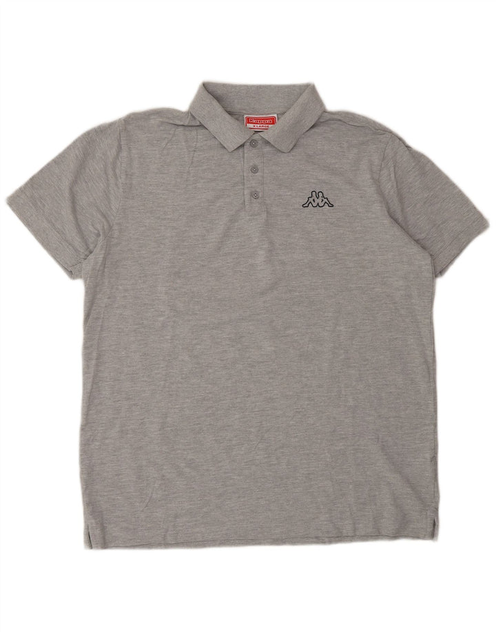 Kappa Polo Hombre XL Gris Algodón