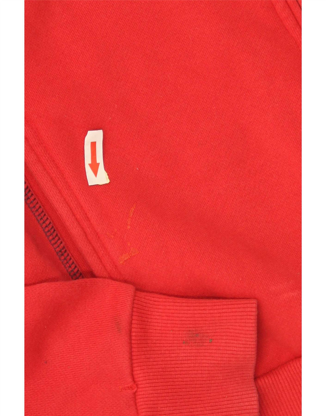 Sergio Tacchini Chaqueta superior de chándal para mujer Reino Unido 14 Algodón rojo mediano