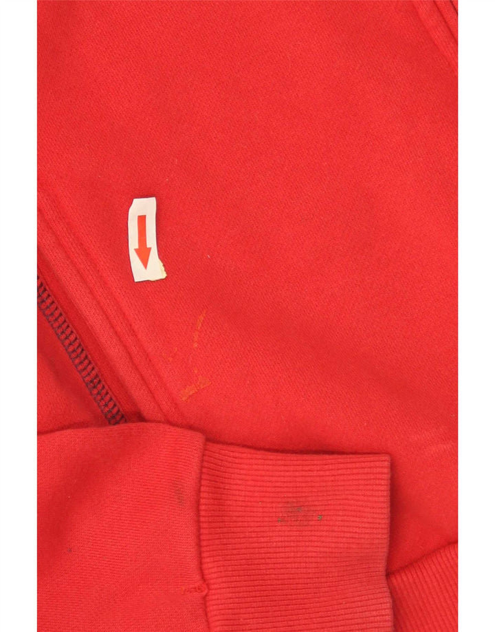 Sergio Tacchini Chaqueta superior de chándal para mujer Reino Unido 14 Algodón rojo mediano