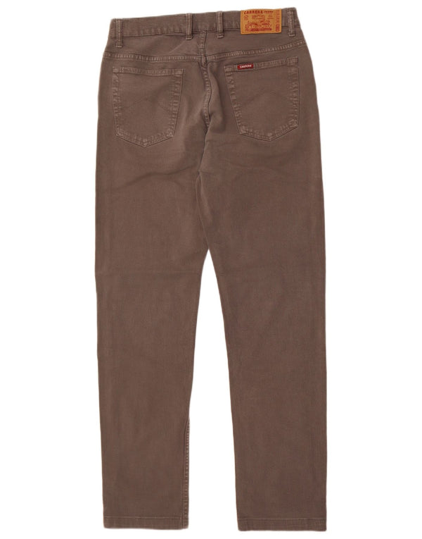 Carrera Mens 700 pantalones casuales rectos IT 48 Medium W30 L32 Gris Algodón