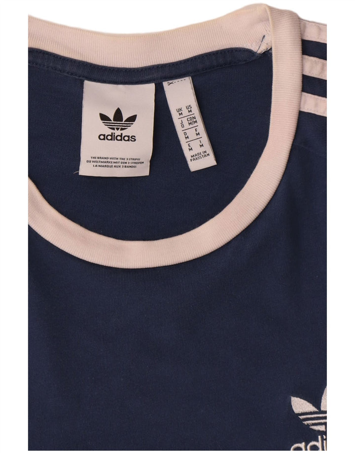 Camiseta Adidas Hombre Top Medium Azul Marino Algodón