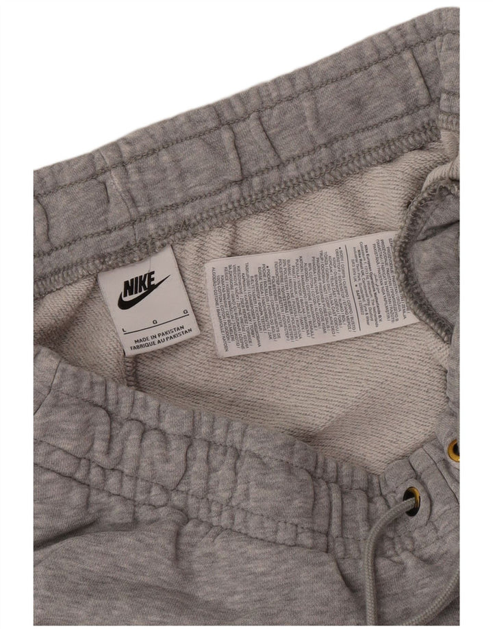Nike - Pantalones de chándal para hombre, color gris, algodón