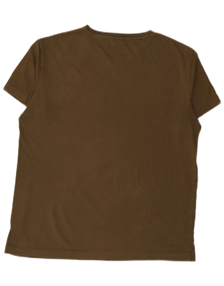 POLO RALPH LAUREN Camiseta para hombre Top Medium Khaki Cotton