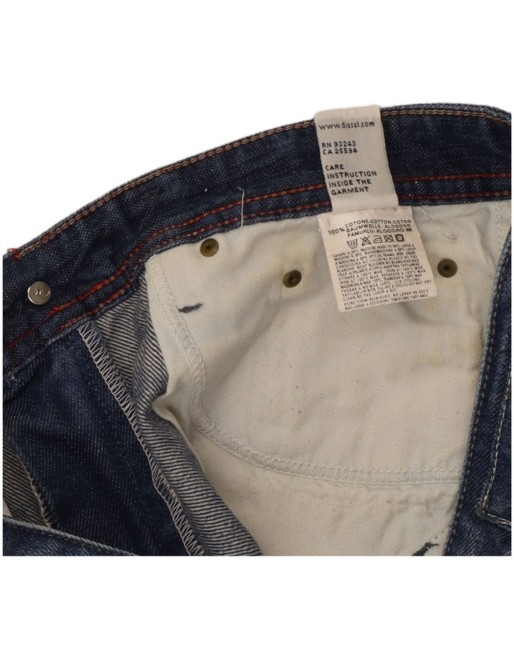 Diesel Mujer Vaqueros Bootcut Desgastados W27 L34 Algodón Azul