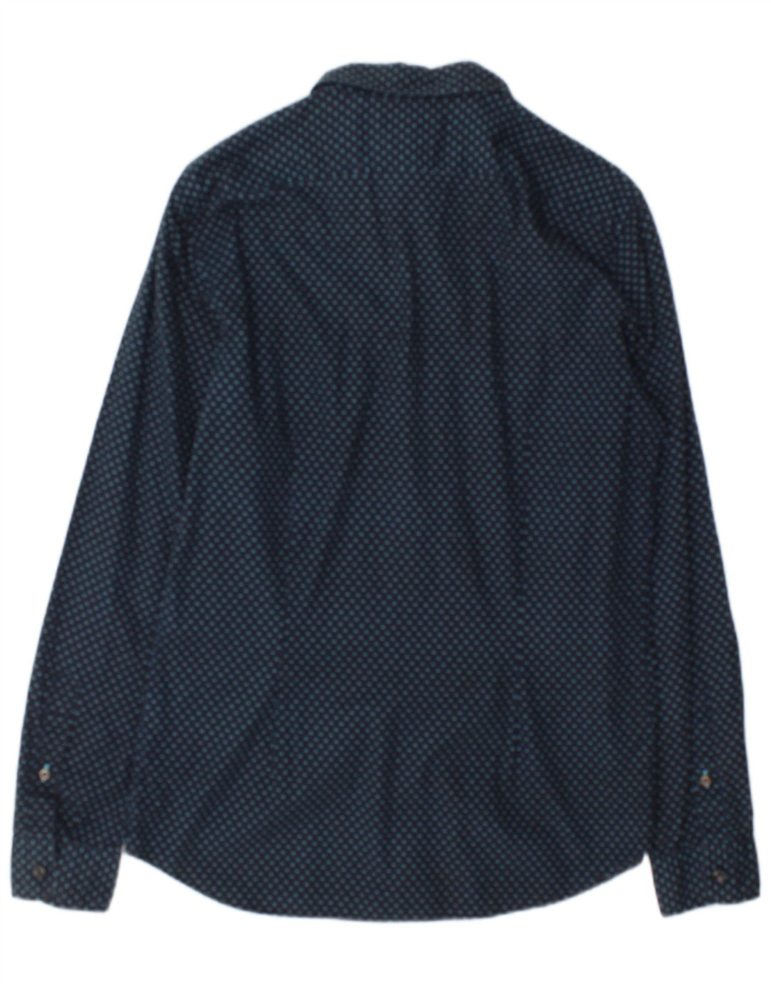 Diesel Hombre Camisa Slim Fit De Algodón Con Manchas Azul Marino Medio