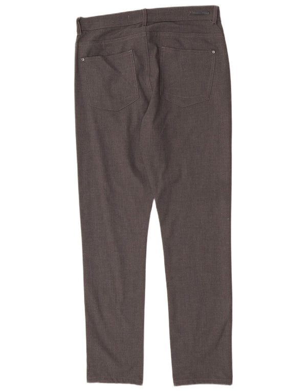 Pantalones informales ajustados Zara para hombre EU 38 Small W30 L29 Poliéster gris