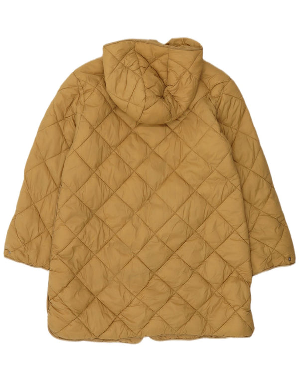 Zara Abrigo Niña Acolchado Con Capucha 13-14 Años Amarillo