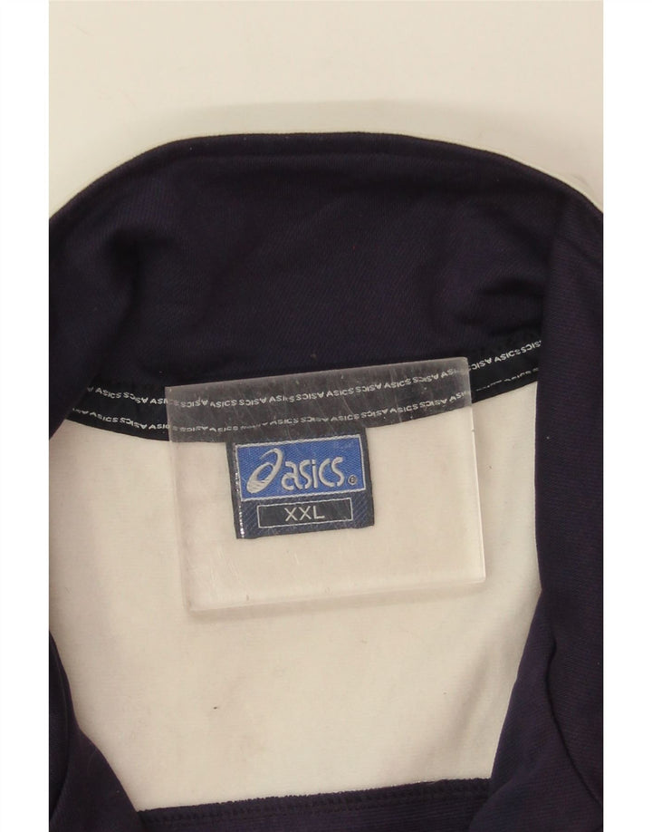 Asics - Chaqueta de chándal para hombre, talla 2XL, color azul marino
