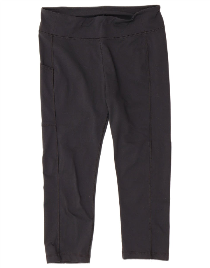 COLUMBIA Womens Capri Leggings UK 14 Large Navy Blue Polyester