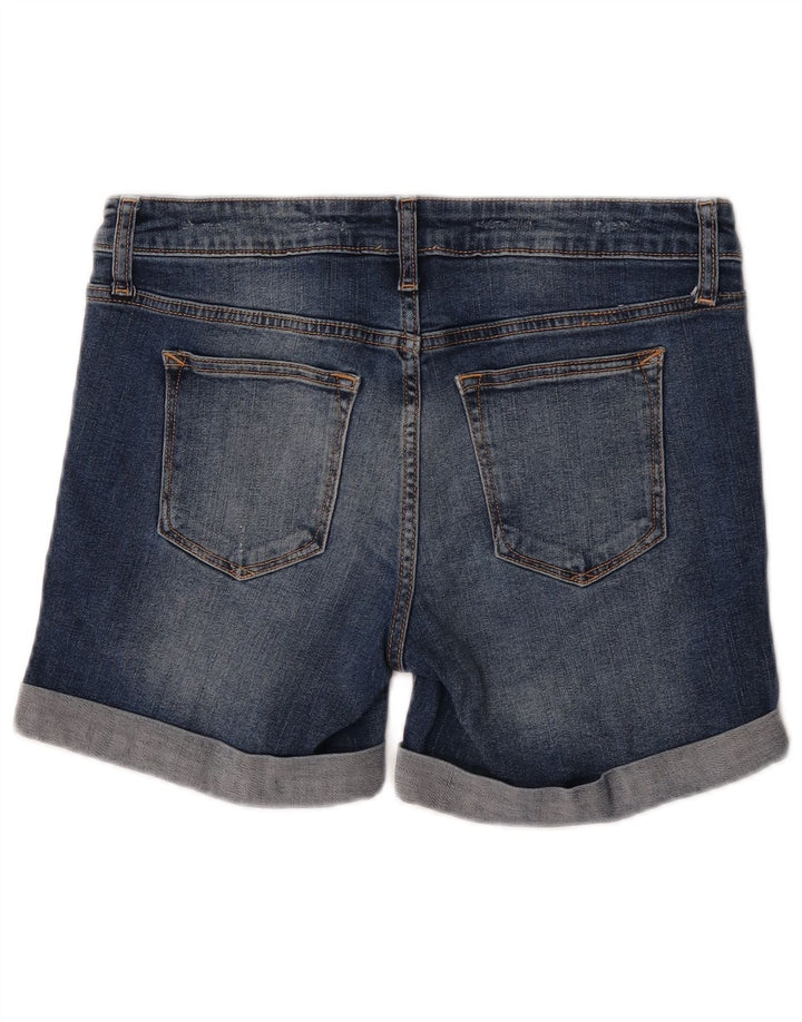Gap Pantalones cortos vaqueros para mujer UK 12 Medium W32 Algodón azul