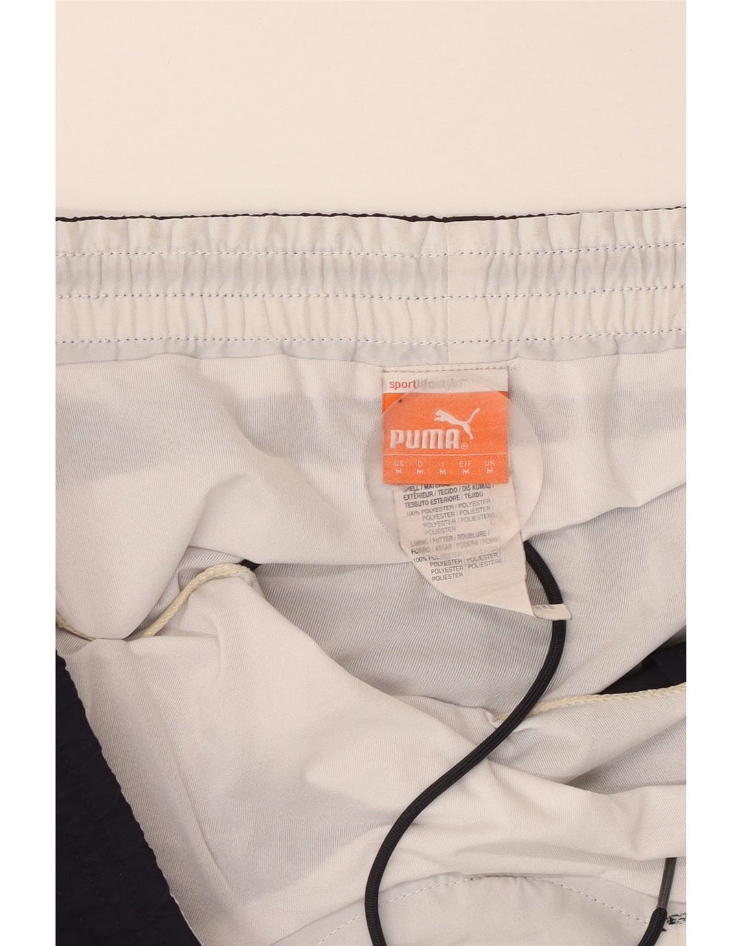 PUMA Pantalones cortos deportivos para hombre Poliéster azul marino mediano