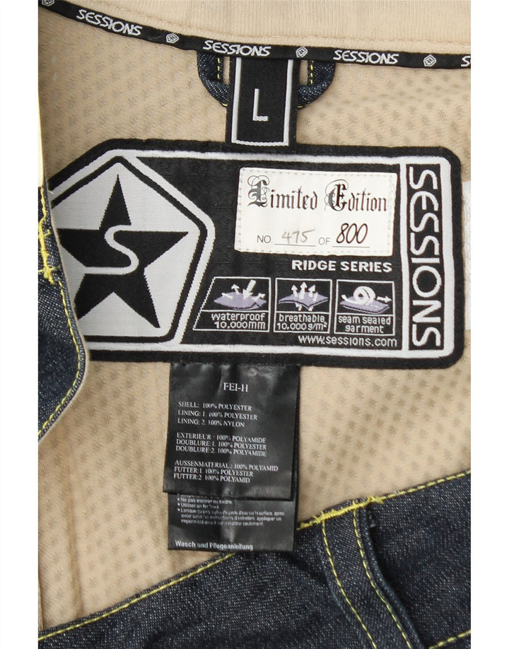 Sessions Vaqueros rectos de edición limitada para hombre, talla grande, W38 L33, azul marino