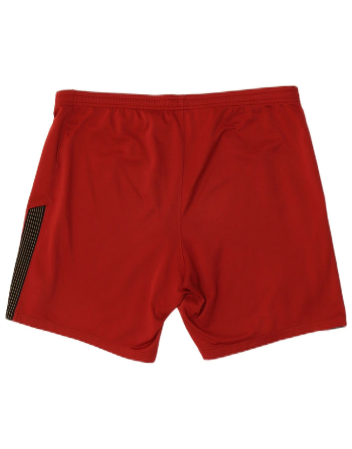 Nike Dri Fit - Pantalones cortos deportivos para hombre, talla grande, color granate