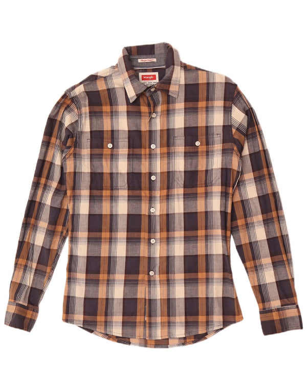 Wrangler Camisa De Franela De Algodón A Cuadros Pequeños Multicolor Hombre