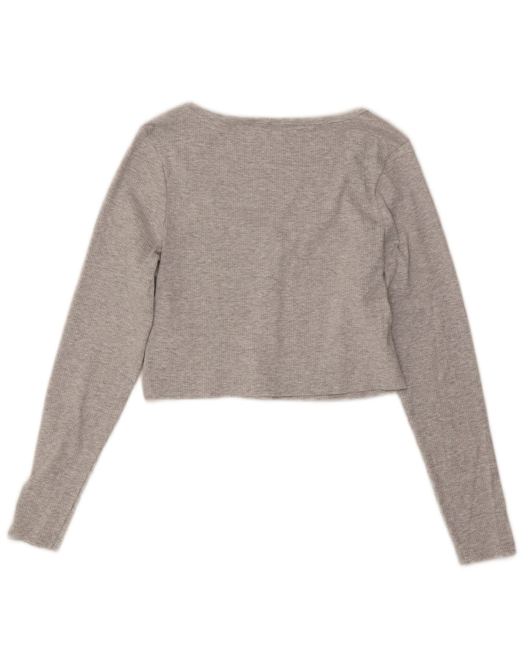 Puma Top corto de manga larga para mujer UK 40 XL Gris