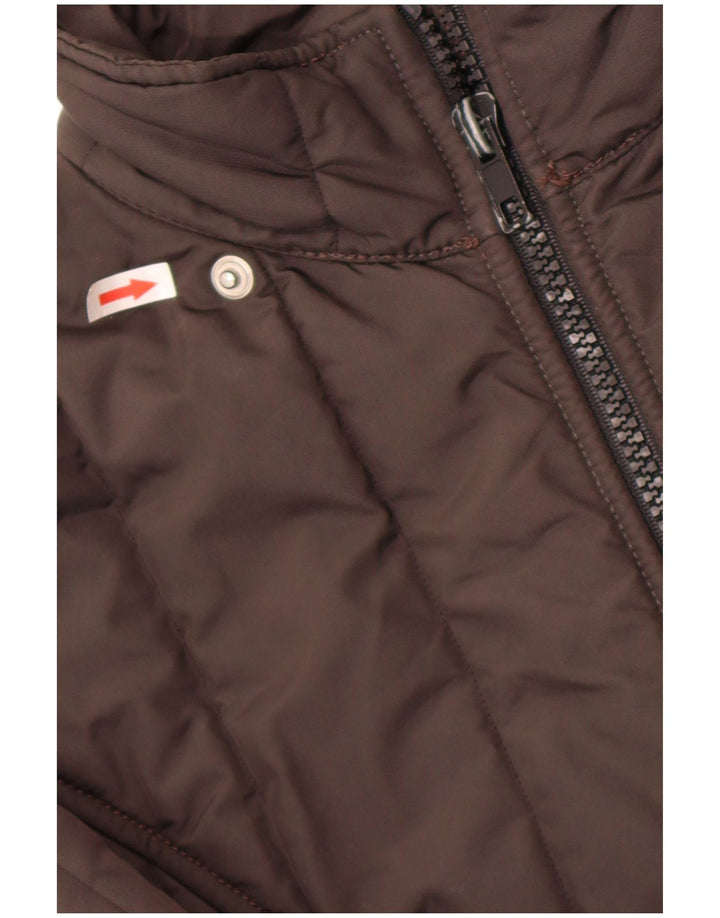 Refrigiwear Abrigo cortavientos Cruz para mujer UK 44 Nylon marrón medio