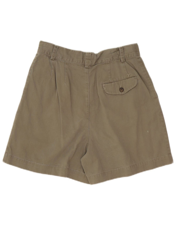 Gap Pantalones cortos chinos de ajuste clásico para mujer US 8 Medium W30 Algodón caqui