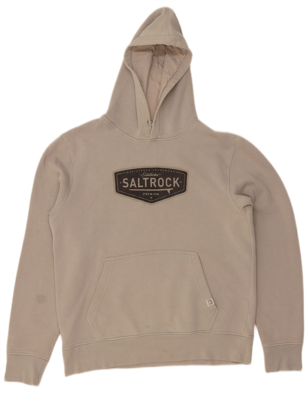 SALTROCK Jersey con capucha gráfico para hombre gris medio
