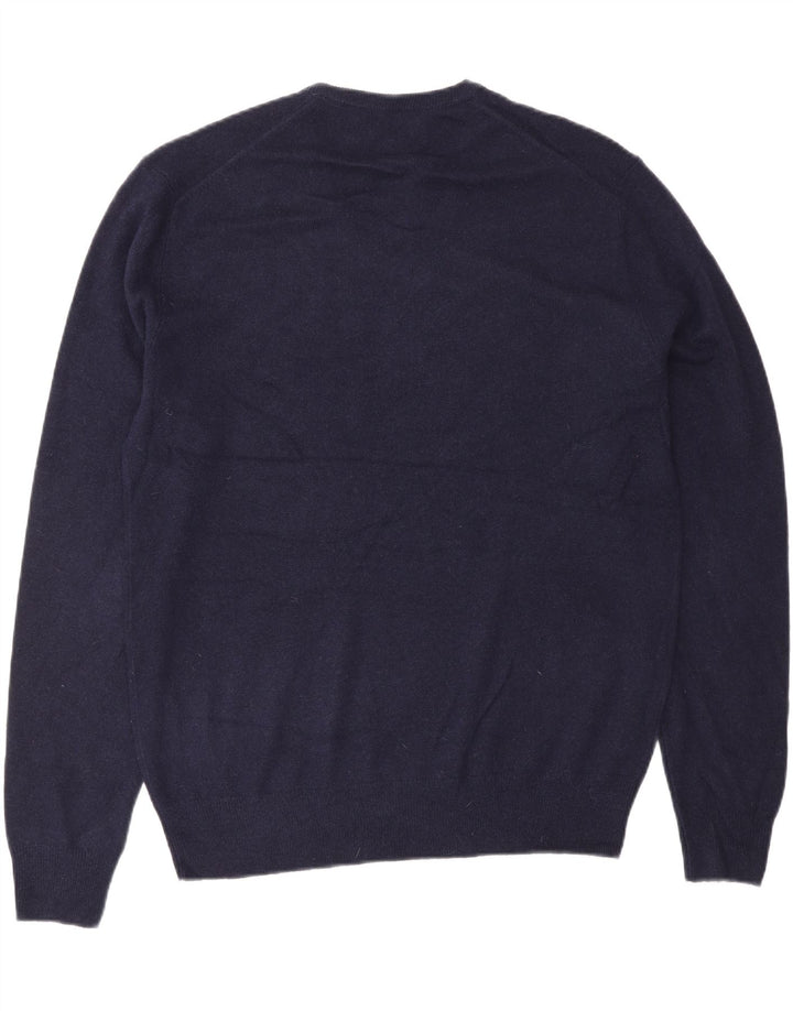 POLO RALPH LAUREN Jersey con cuello en V para hombre de lana azul marino medio