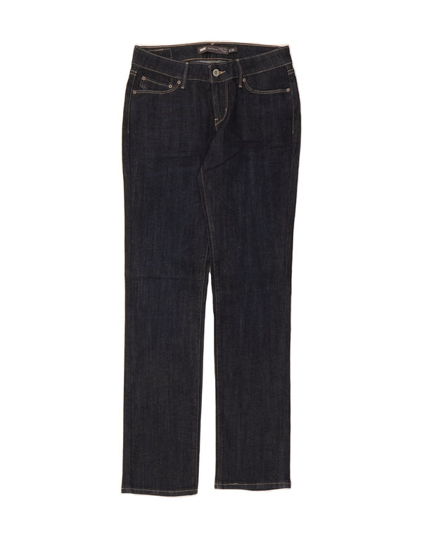 LEVI'S Jeans rectos Demi Curve para mujer US 2 XS W26 L32 Azul marino