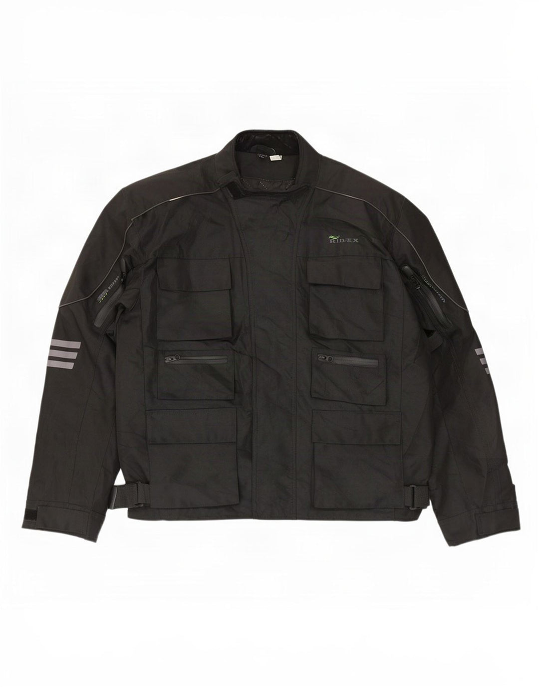 Ridex Chaqueta Racer para hombre UK 44 2XL Negro