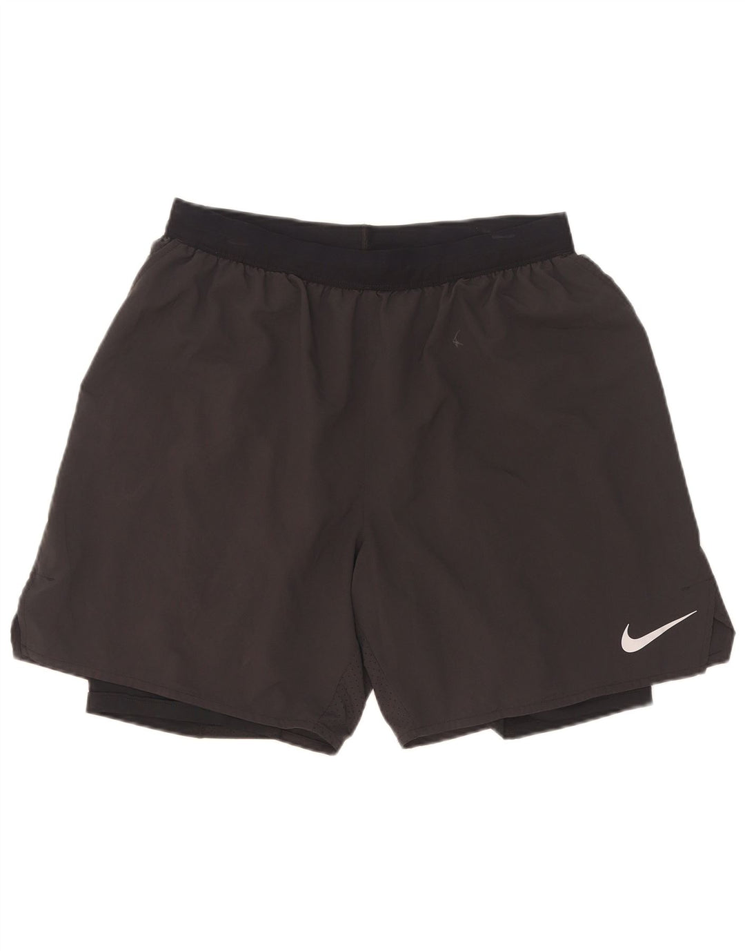 Nike Dri Fit - Pantalones cortos deportivos para hombre, talla grande, color negro