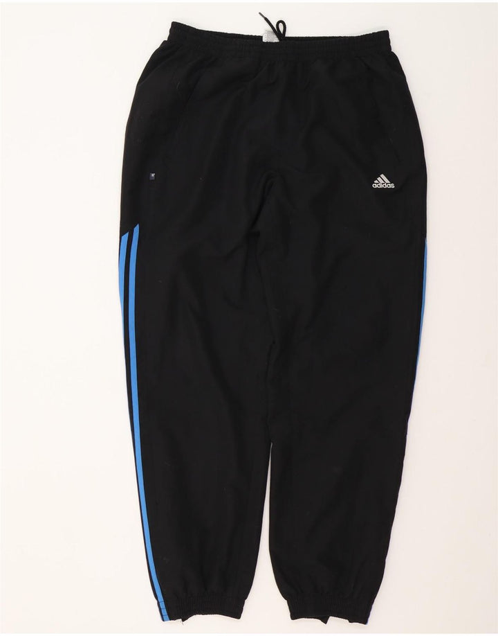 Adidas Hombre Pantalones De Chándal Joggers Grande Negro Poliéster