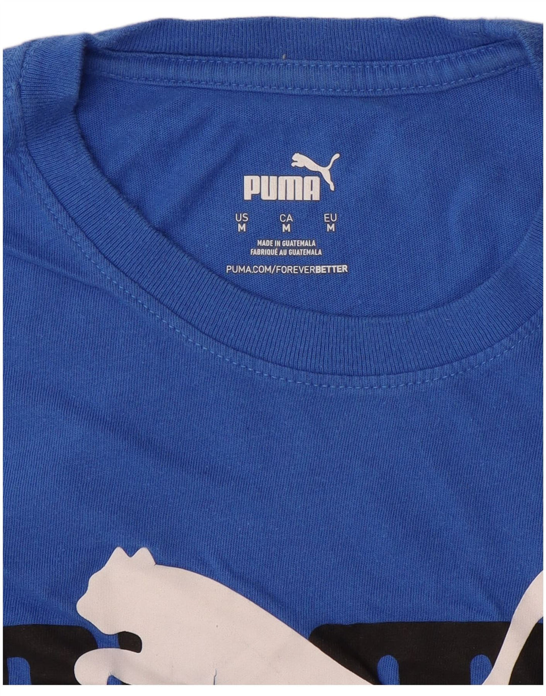 PUMA Camiseta gráfica para hombre Top azul medio