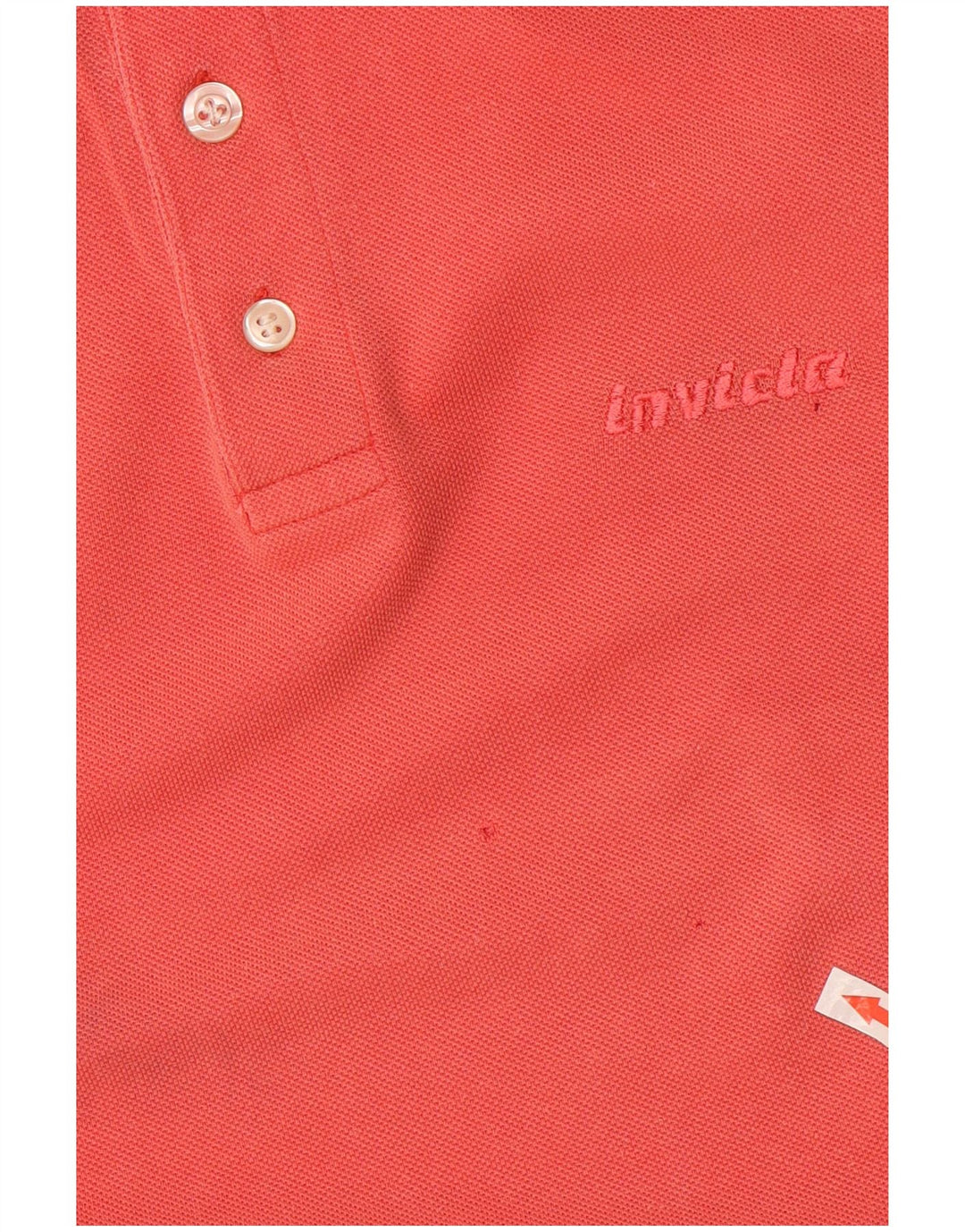Polo Invicta de manga larga para hombre de algodón rojo grande