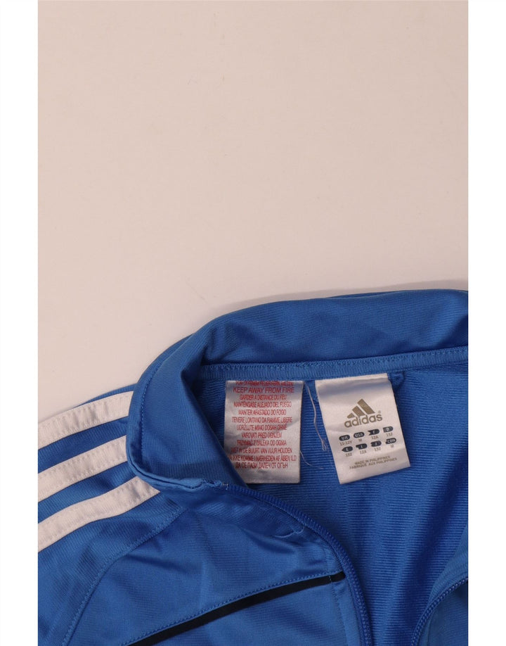 Adidas Chaqueta Chándal Niño 11-12 Años Azul Poliéster