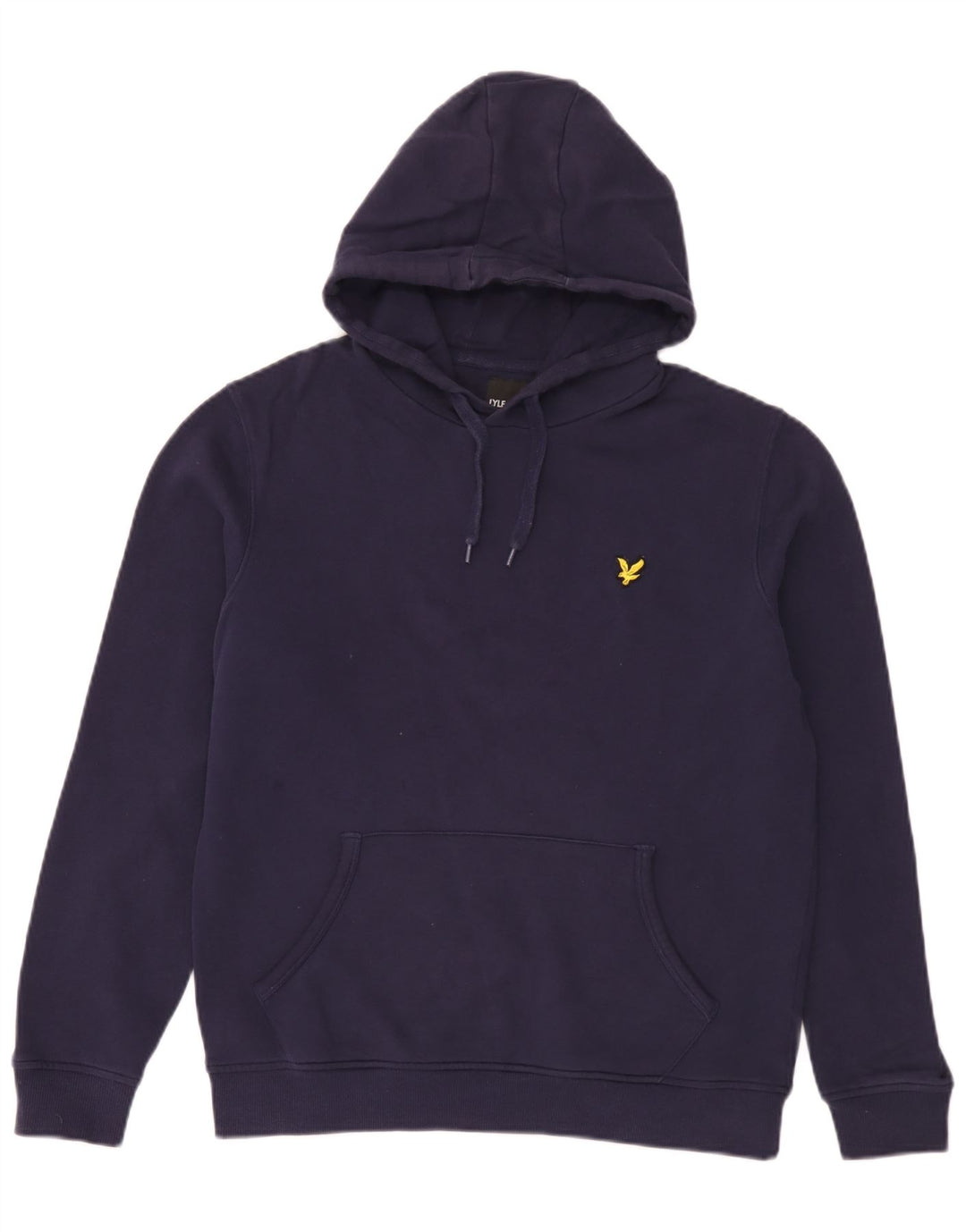 Lyle & Scott Jersey con capucha para hombre de algodón azul marino mediano
