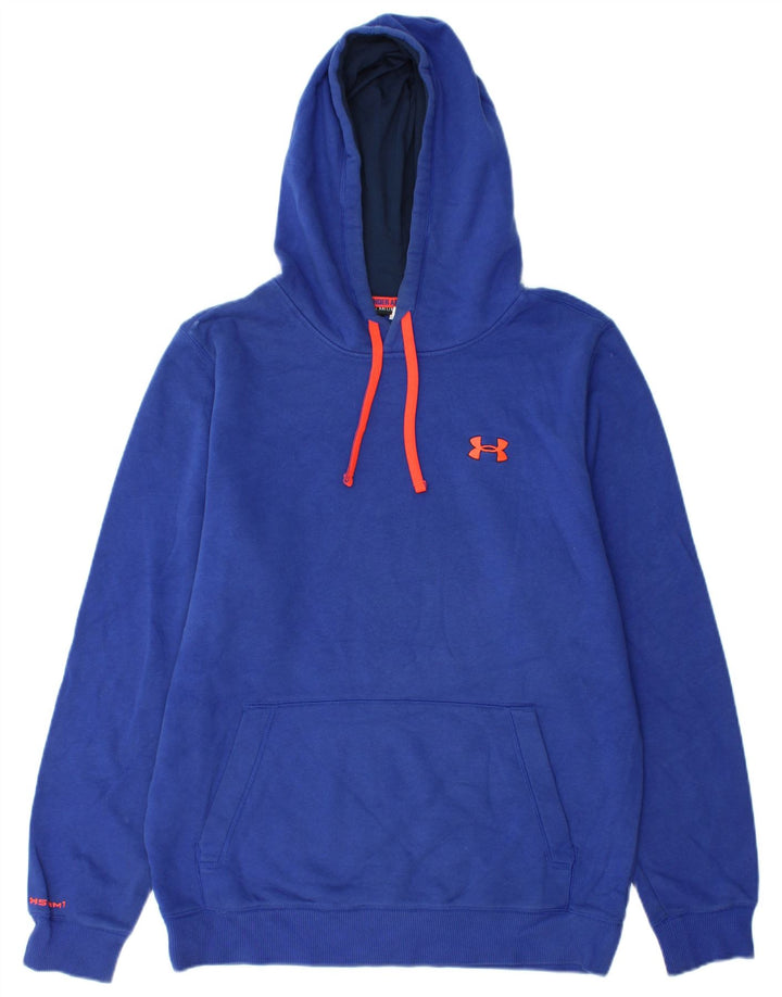 UNDER ARMOUR Jersey con capucha para hombre de algodón azul medio