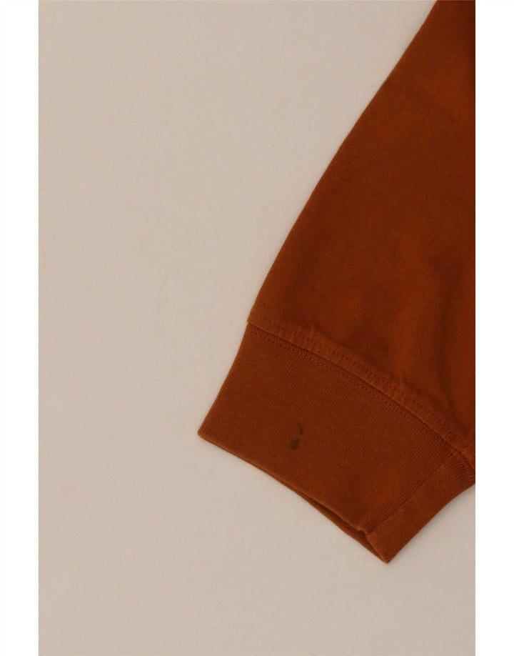 Wrangler Hombre Top Manga Larga Algodón Marrón Medio