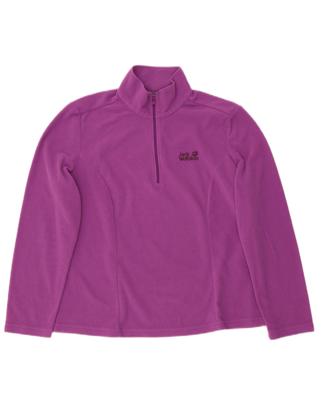 JACK WOLFSKIN Jersey de Forro Polar con Cremallera y Cuello para Mujer UK 40/20 XL Poliéster Morado