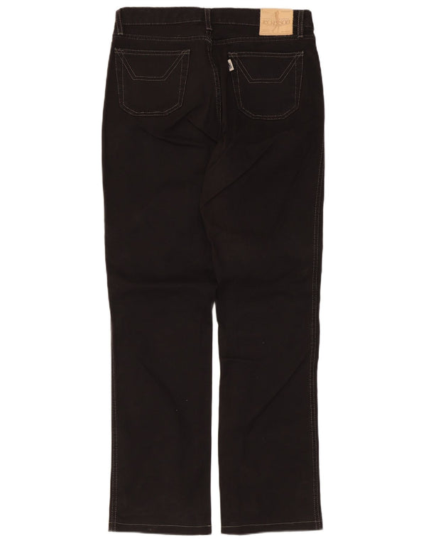 Vaqueros rectos para mujer Jeckerson W29 L30 Algodón negro