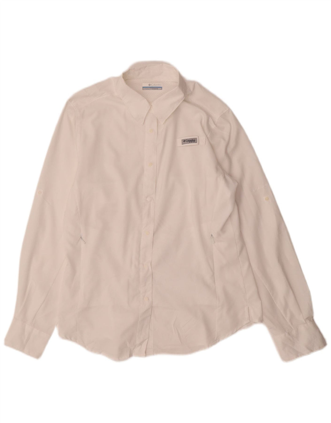 Columbia Camisa extragrande para mujer UK 40 Small Blanco
