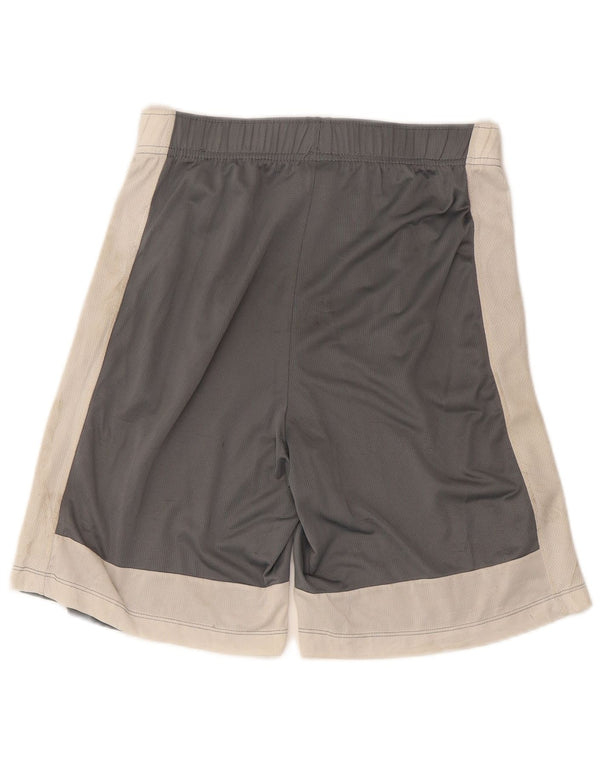 Nike Pantalones cortos deportivos Dri Fit Graphic para niños 13-14 años XL Gris Colorblock