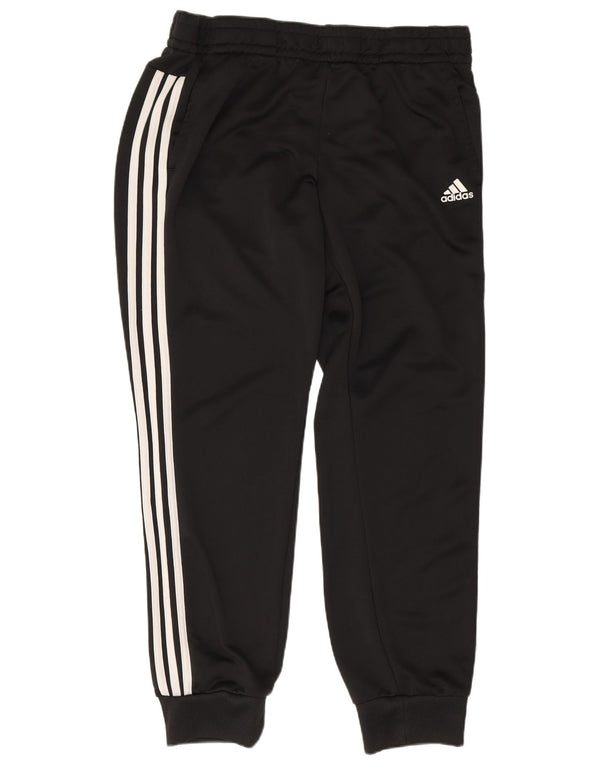 Adidas Womens Tracksuit Trousers Joggers UK 16/18 Large Black Polyester