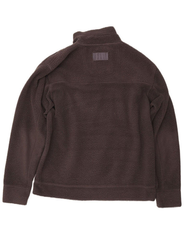 WEIRD FISH Chaqueta polar para hombre UK 40 Large Gris Poliéster