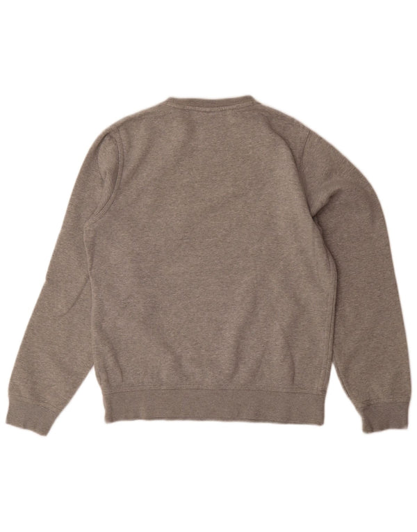 Nike - Sudadera tipo jersey para hombre, talla pequeña, algodón moteado gris